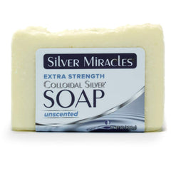Silver Miracles barra de plata coloidal, doble molienda para mayor suavidad
