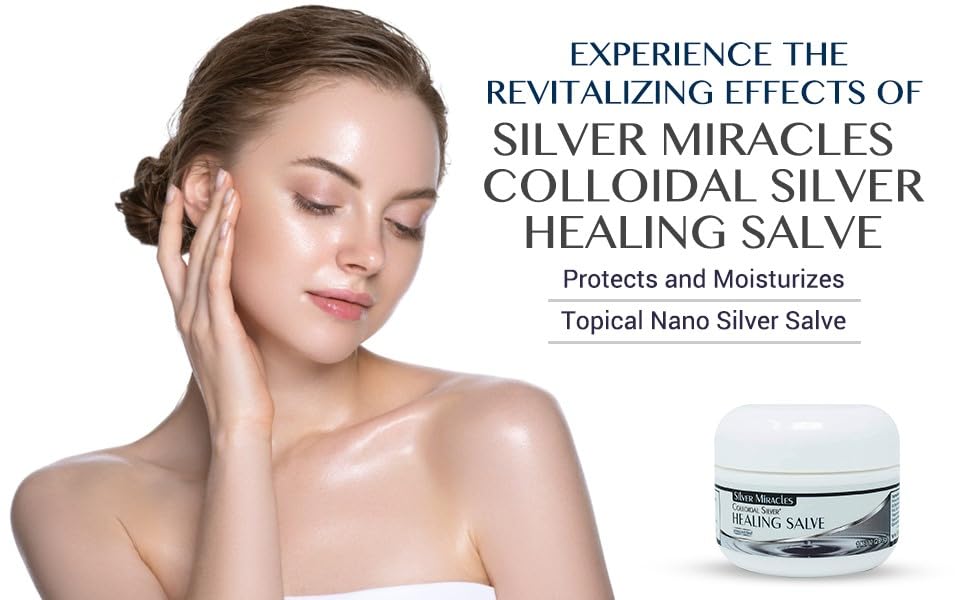 Salve de Silver Miracles con alivio suave para piel irritada