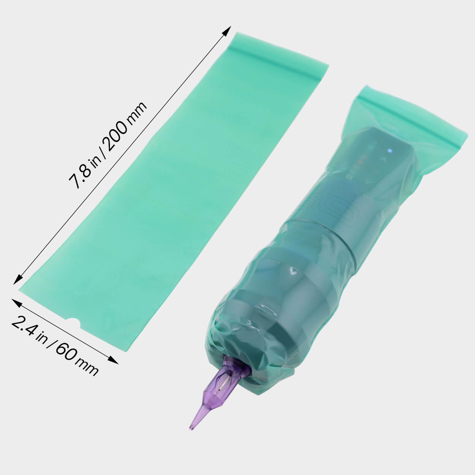 SilverHorse quick-setup covers seal in minutes, enabling faster tattooing.