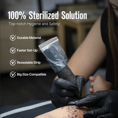 SILVERHORSE hygienic-packaging keeps covers clean and dust-free between sessions.
