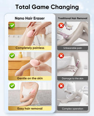 SILVLF remover on leg delivers smooth skin and confidence.