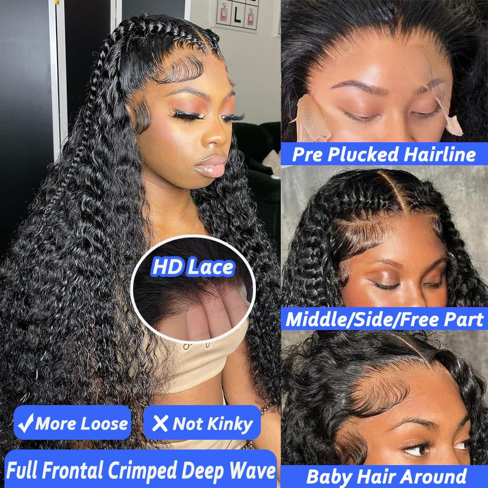 Simeider 13x6 HD Swiss lace front for a natural hairline and skin-tone compatibility