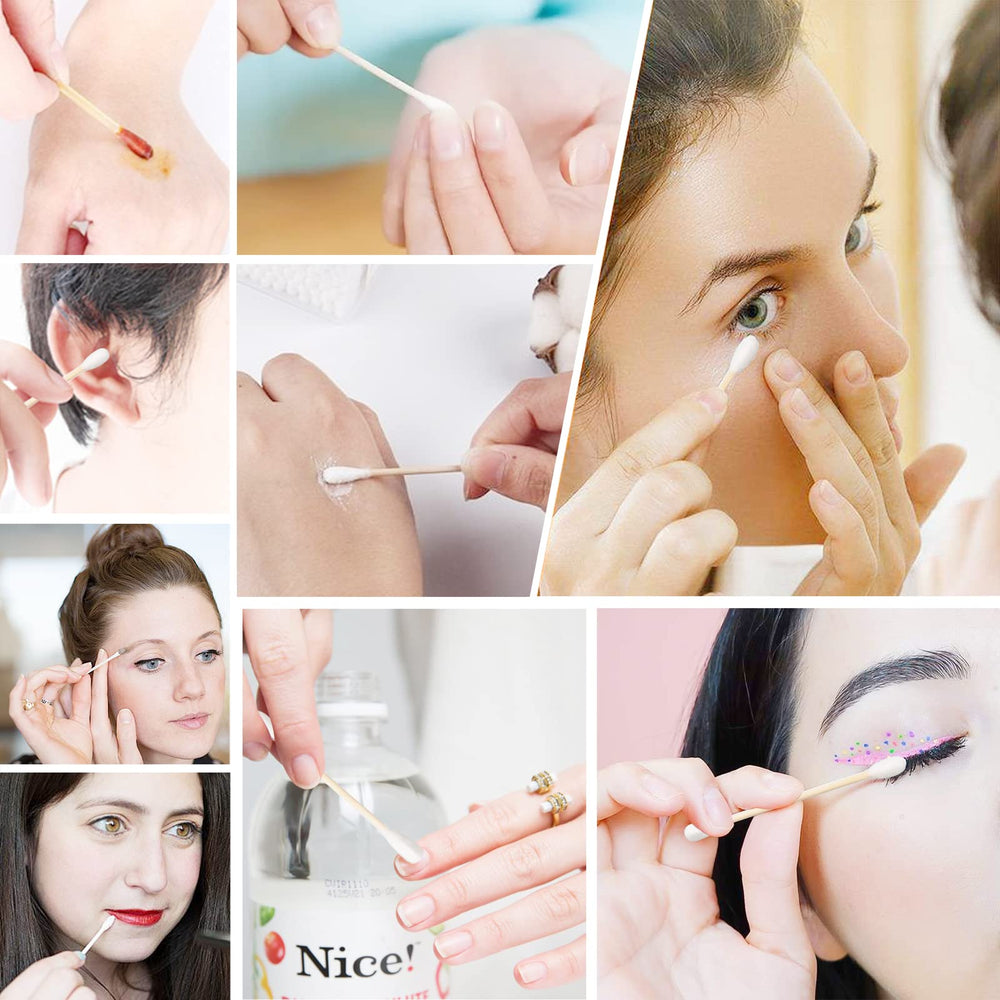 Simetufy wide-applications swabs ideal for crafts and daily cleaning.