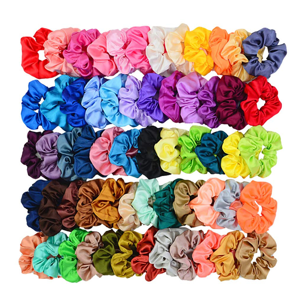 Simnice gomas de satén grandes 60 colores para combinar con cualquier look