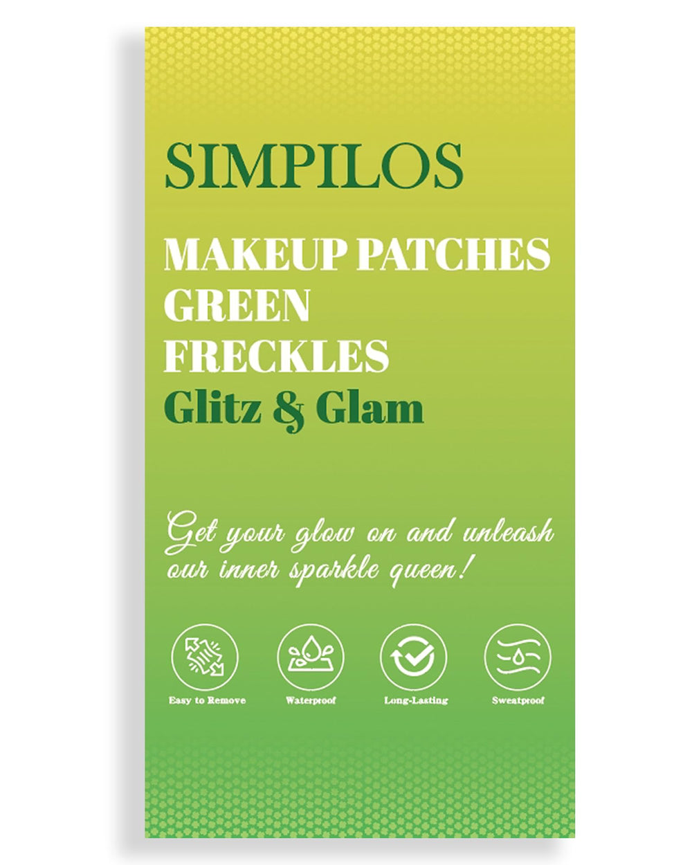 Simpilos glitter patches great for festivals, concerts, and beach weekends