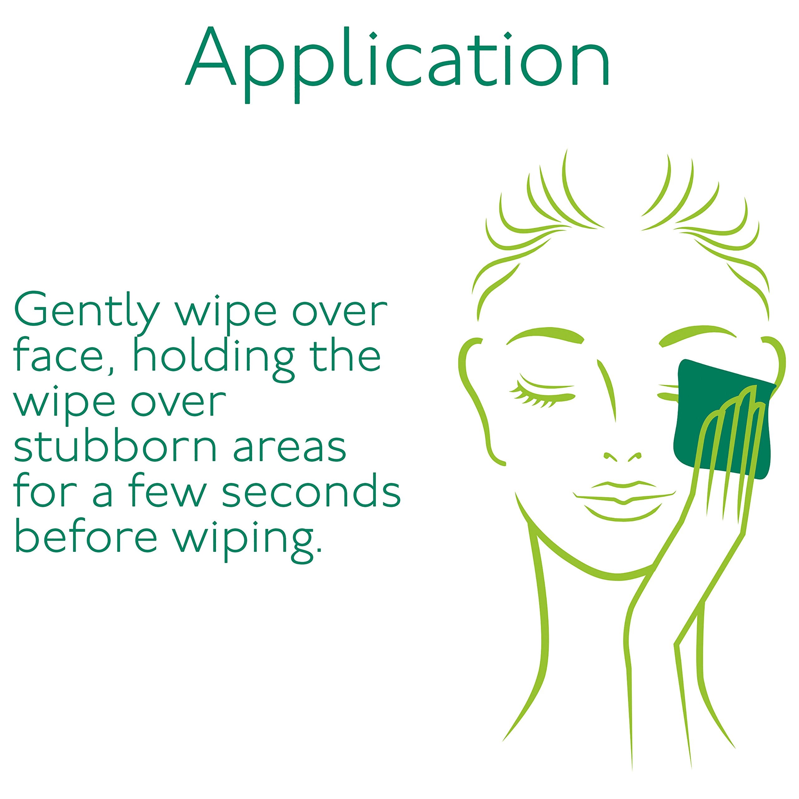 Simple Kind to Skin wipes removing waterproof mascara in one pass.