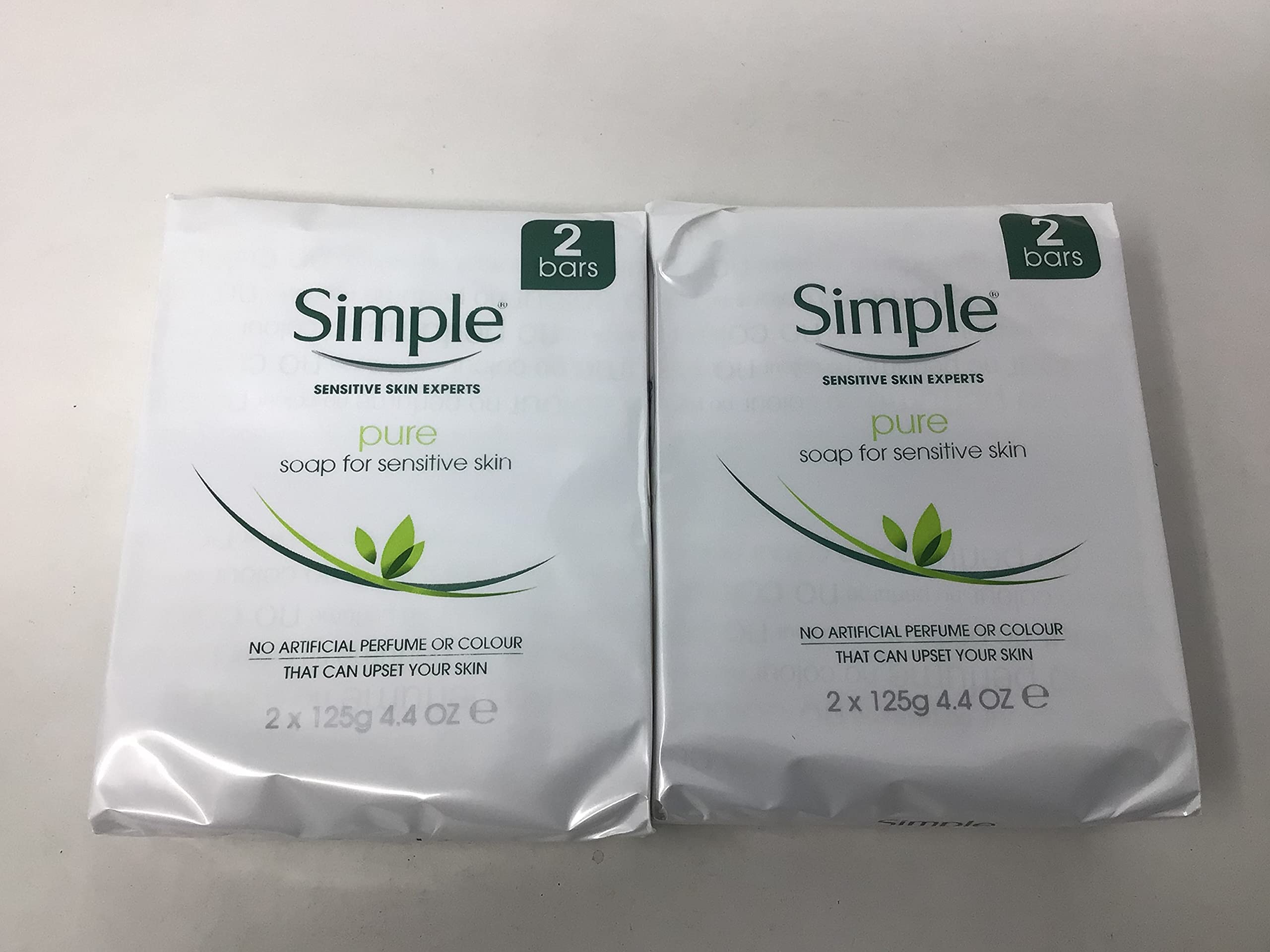 Simple Pure Soap bar closeup highlights fragrance-free, gentle cleansing
