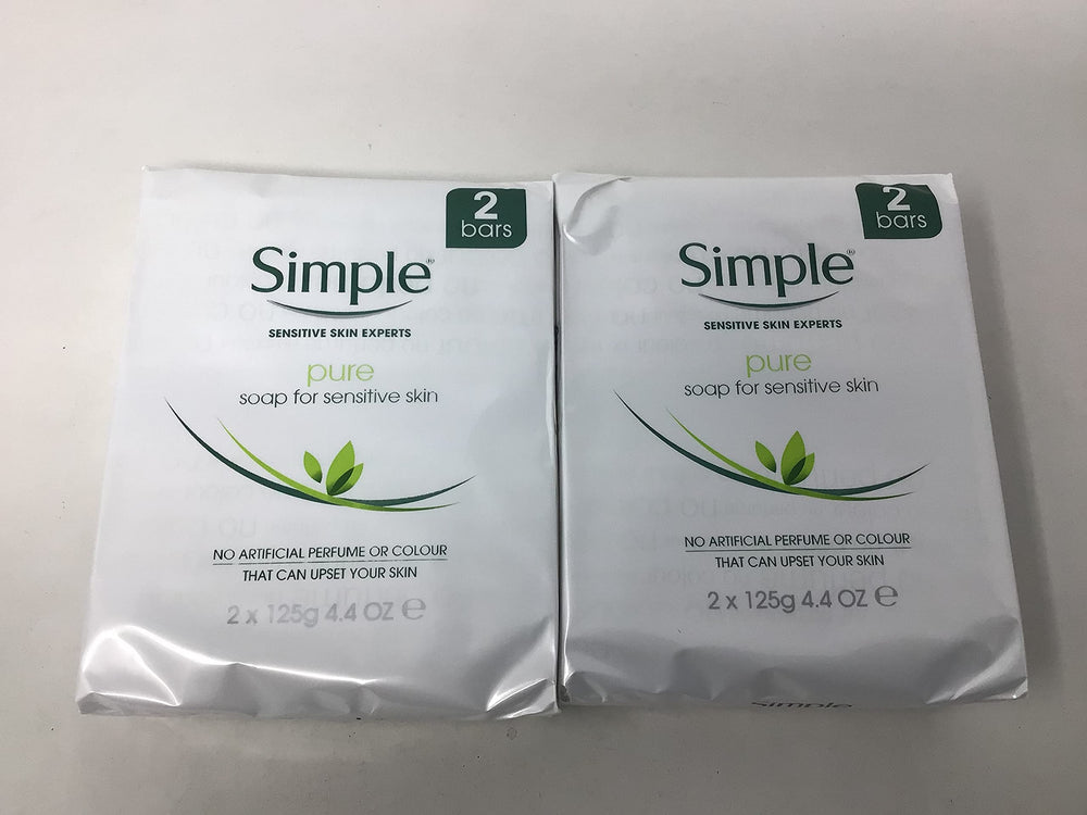 Simple Pure Soap bar closeup highlights fragrance-free, gentle cleansing