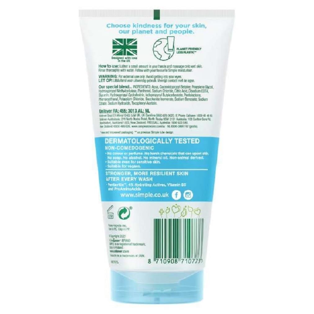 Simple Water Boost Hydration glow in action highlights instant refreshment.
