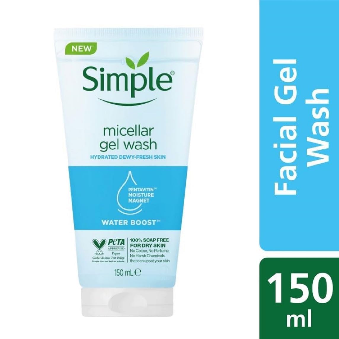 Simple Water Boost routine hydration step image suggests completing a hydrating skincare ritual.