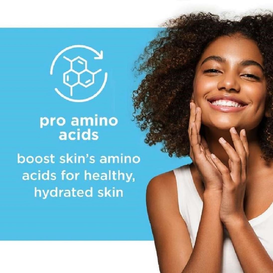 Simple Water Boost for sensitive skin cleansing image conveys gentleness.