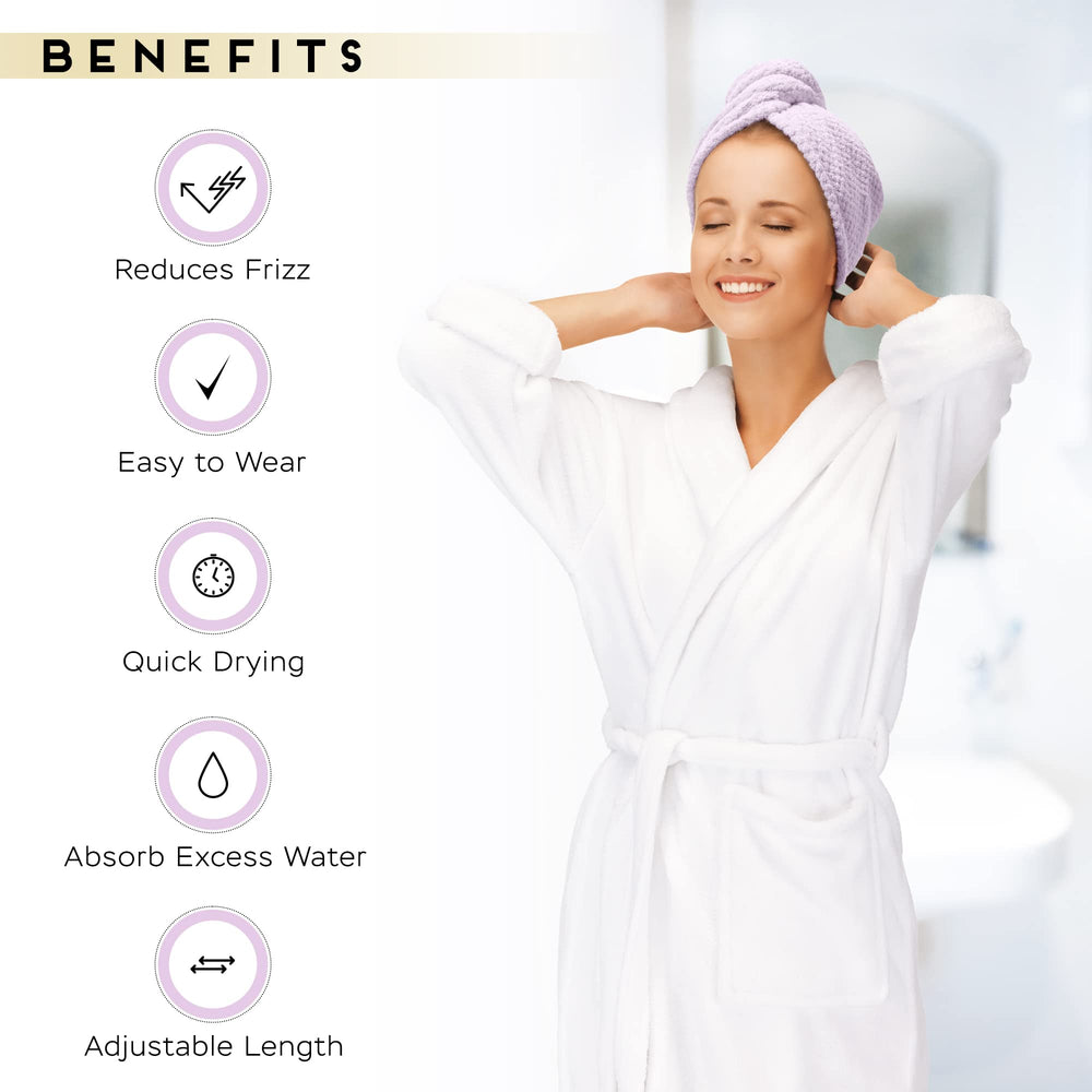 SimpleField curly-hair friendly microfiber towel minimizes frizz and breakage.