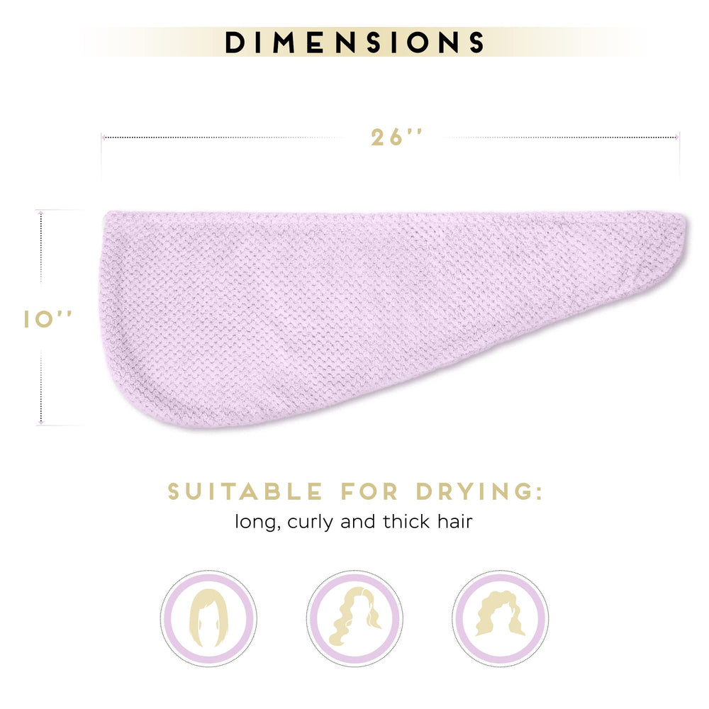 SimpleField towel wrap fits kids and adults for easy styling and hands-free routines.