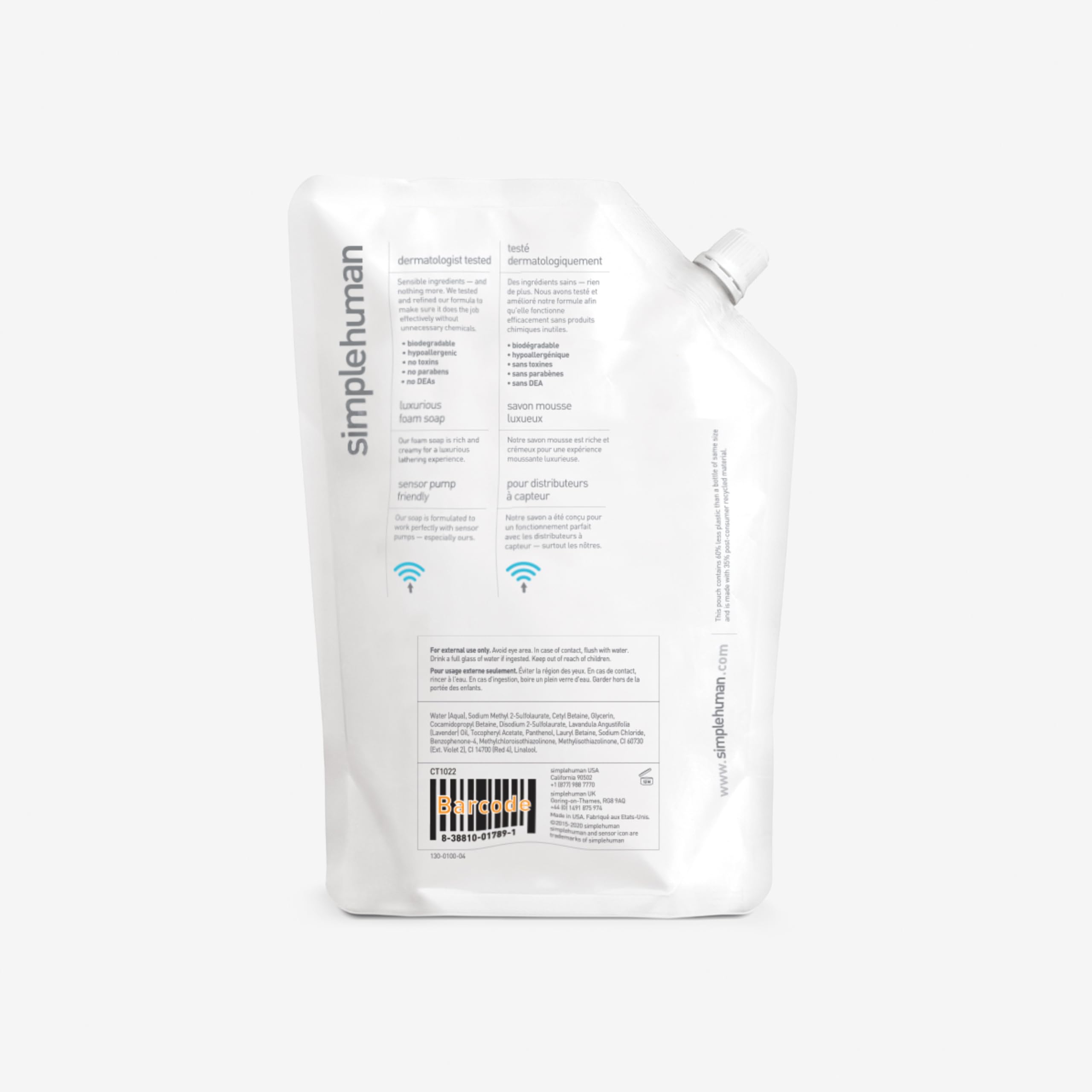 simplehuman lavender aroma closeup highlighting calming scent