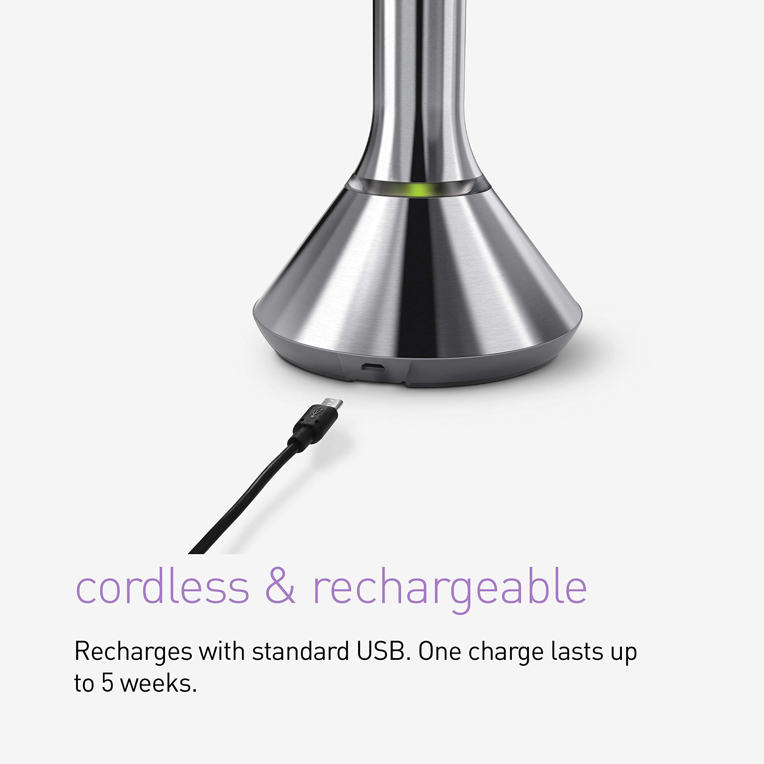 Simplehuman long-lasting LEDs stay bright through years of use.