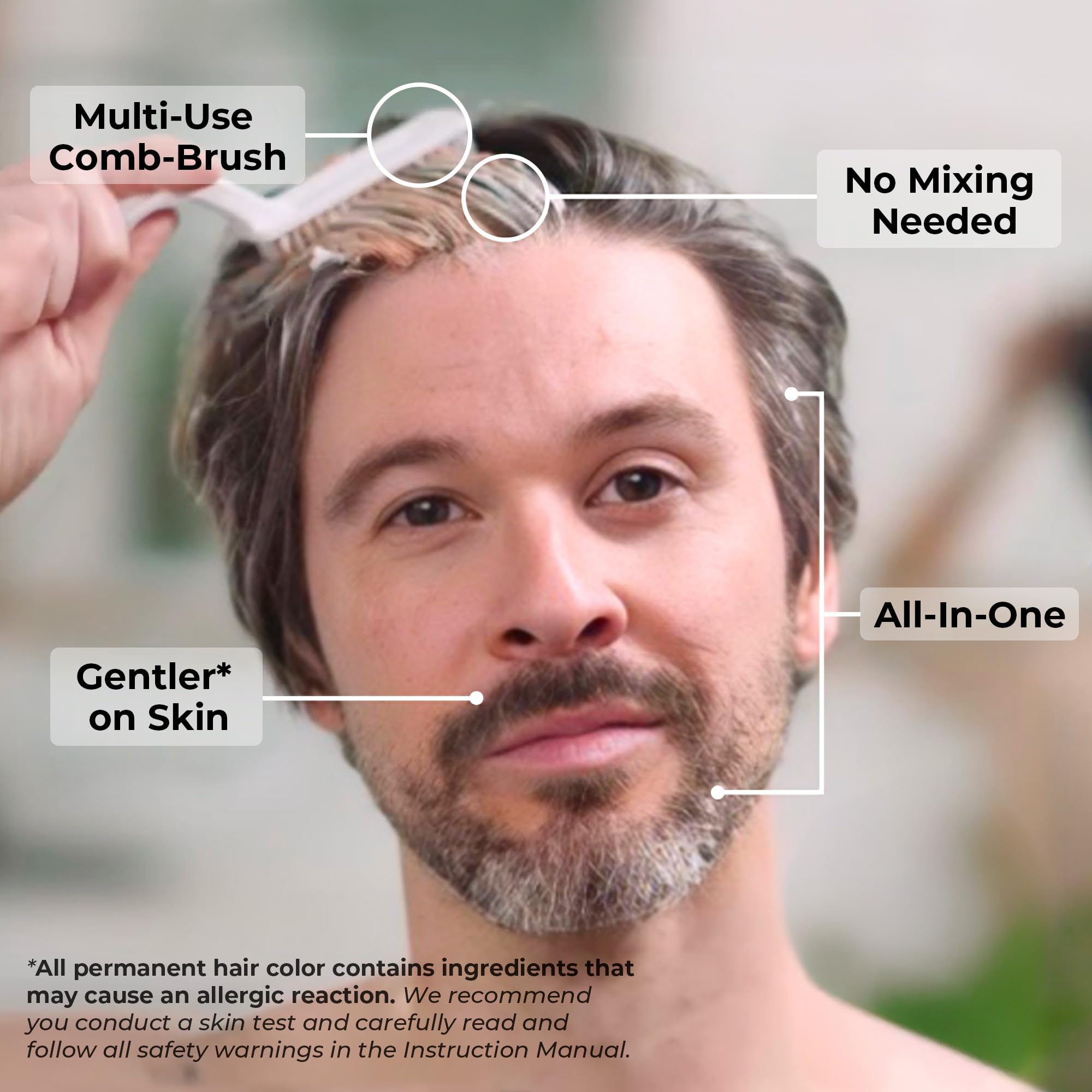 SIMPLER HAIR COLOR drip-free dispense system for clean use
