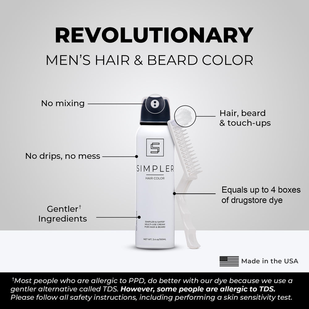 Simpler Hair Color Kit fade-resistant results stay true as hair grows.