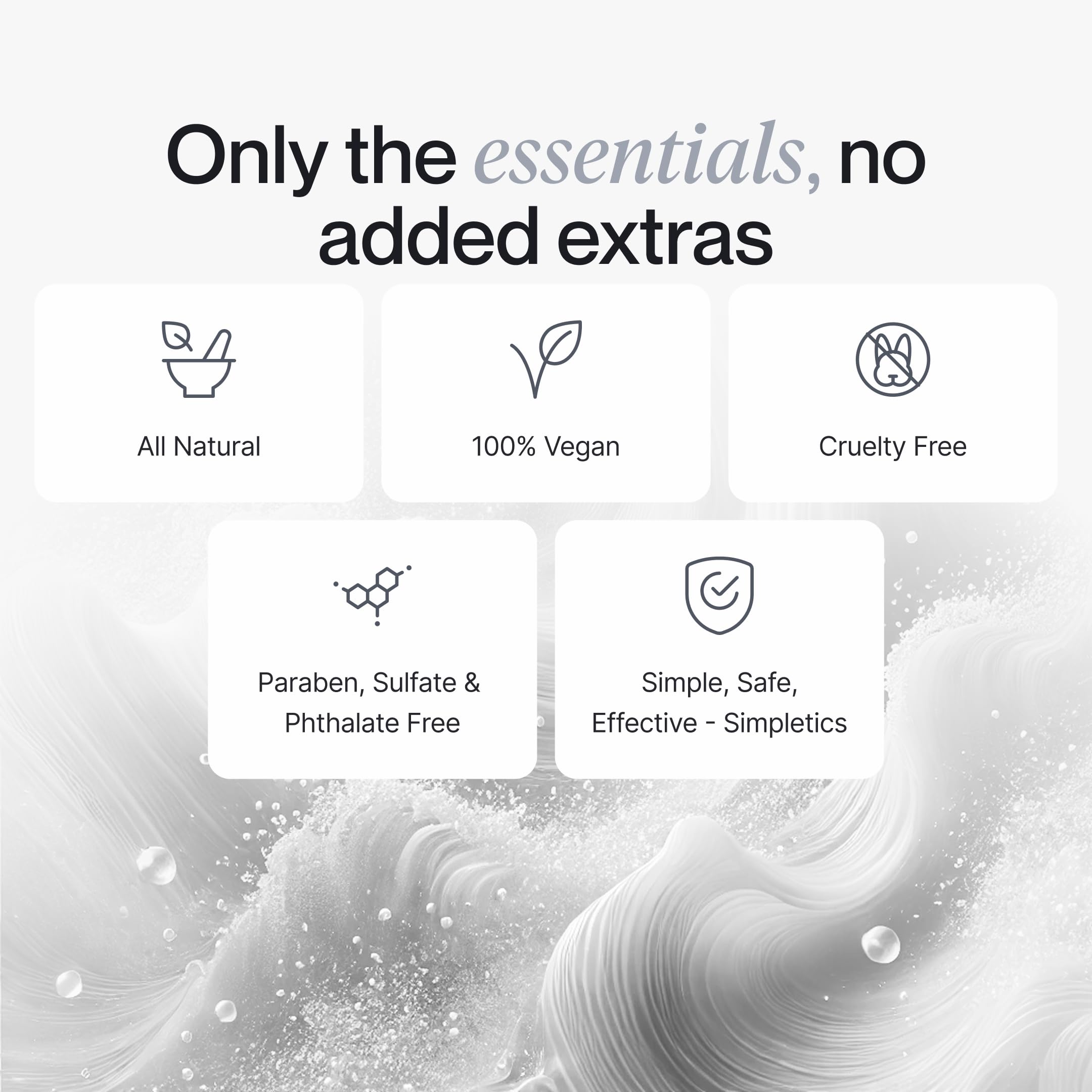 Simpletics Unisex Sea Salt Spray suitable for diverse hairstyles