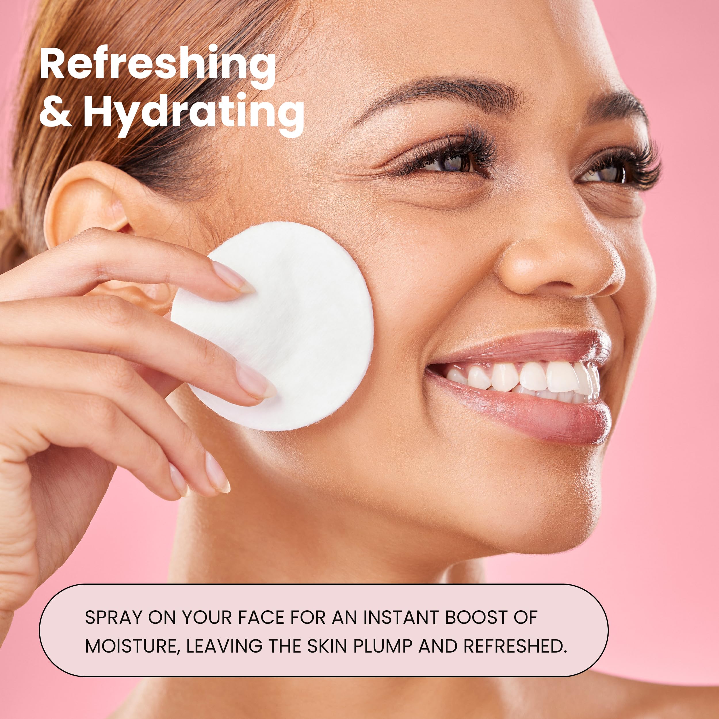 Envase cómodo en formato 4 oz para viajes con Simplified Skin Rose Water Spray.