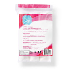 Simply Soft Cotton Rounds four-layer design balancing absorbency and a smooth outer surface