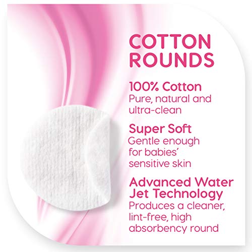Simply Soft natural cotton image highlights lint-free material