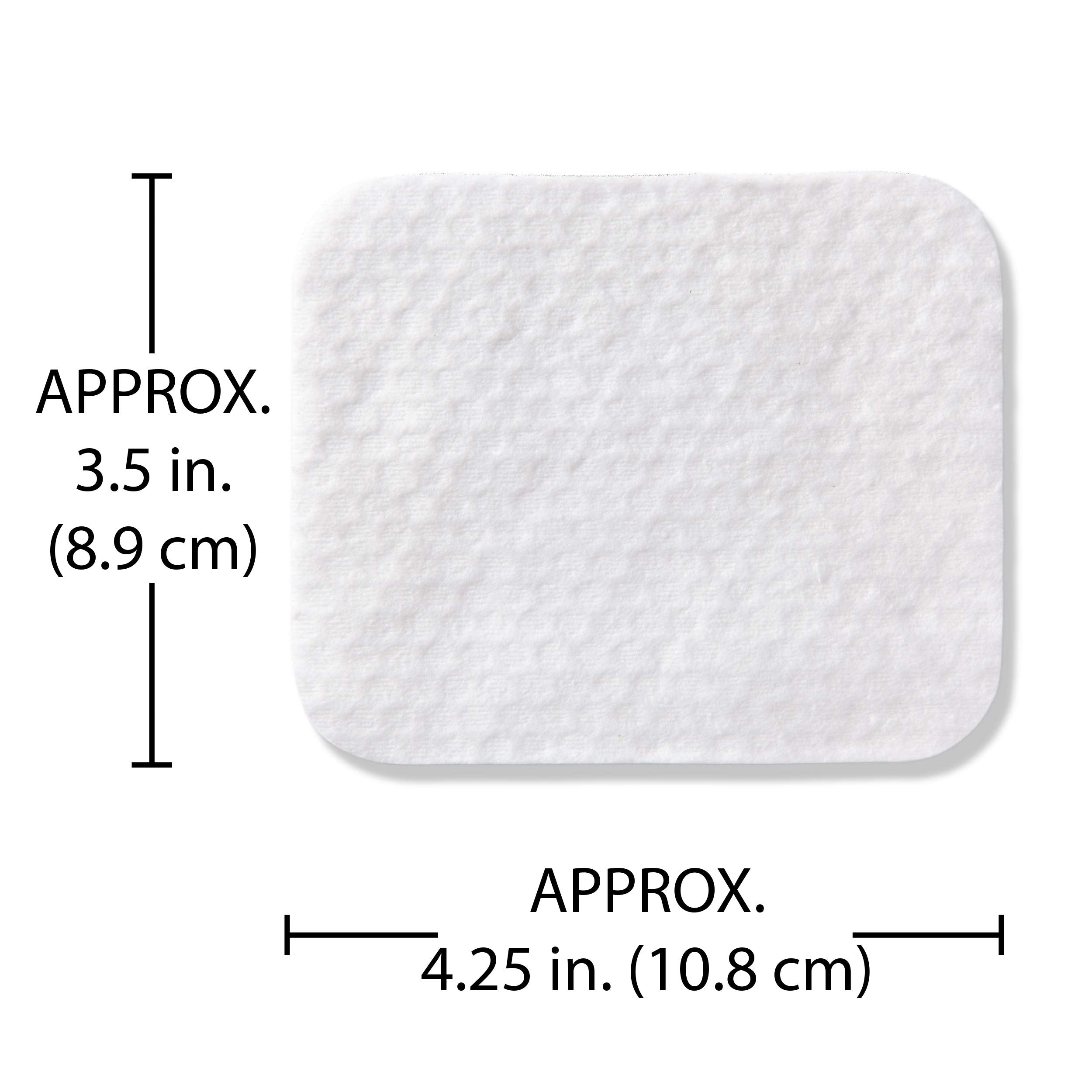 Textured side for removing makeup and nail polish with Simply Soft pads