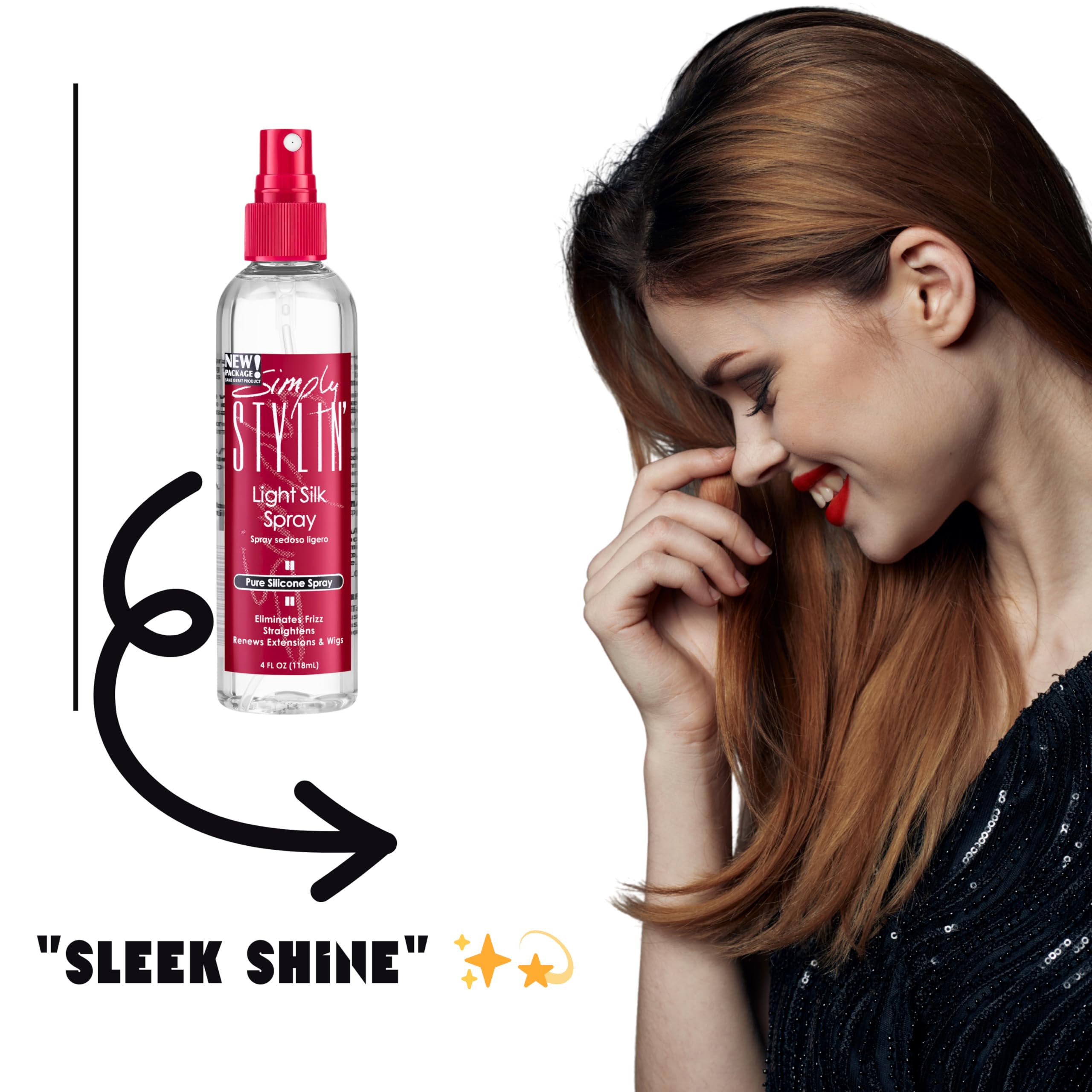 Desenredante para mujeres y pelucas de Simply Stylin', facilita el peinado diario.