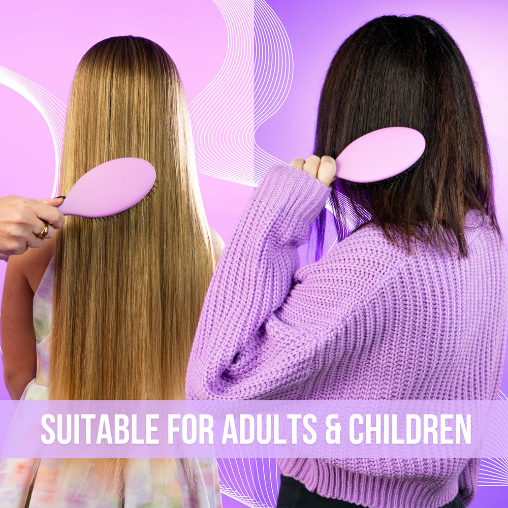 SimplyHair pain-free brushing design prevents pulling during extension detangling