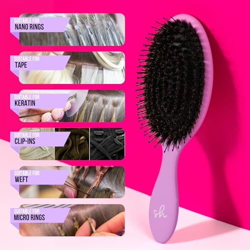 SimplyHair pink purple ombre handle combines style with comfortable use