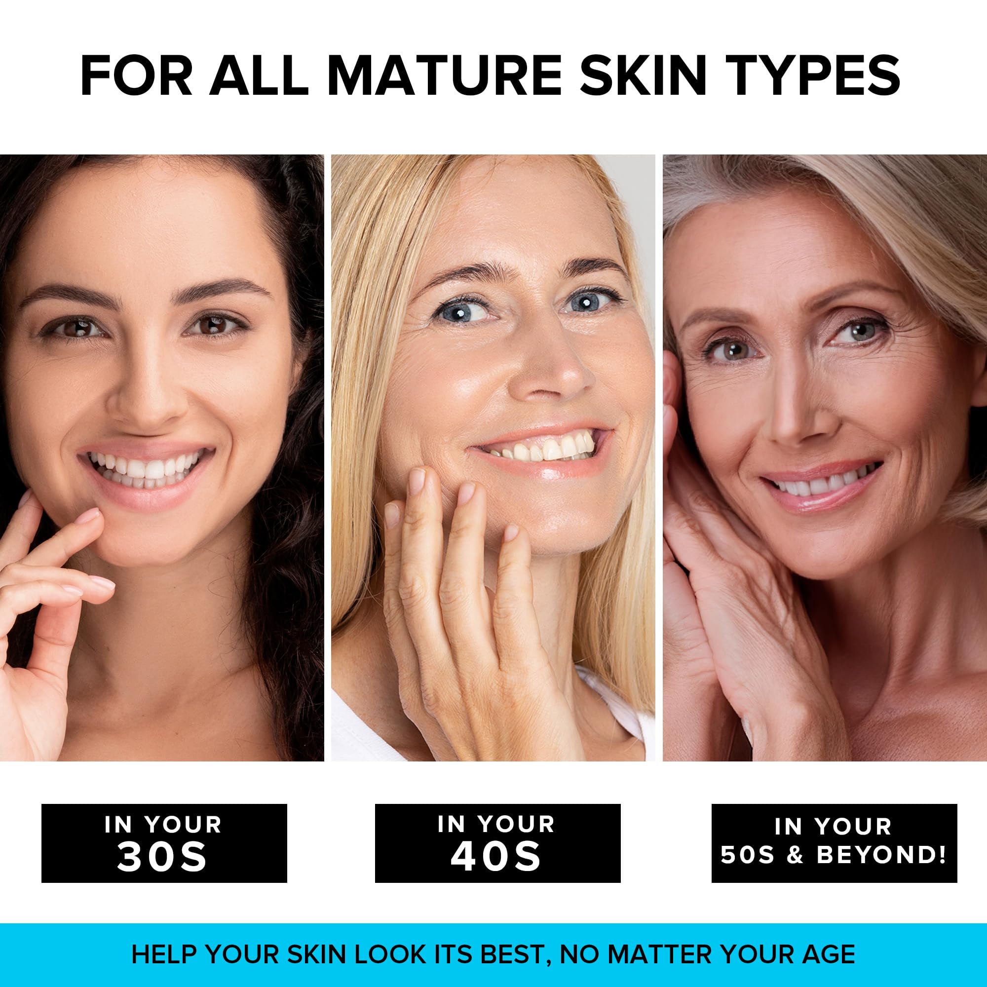 SimplyVital moisturizer with hyaluronic acid highlights a hydrated, dewy feel.