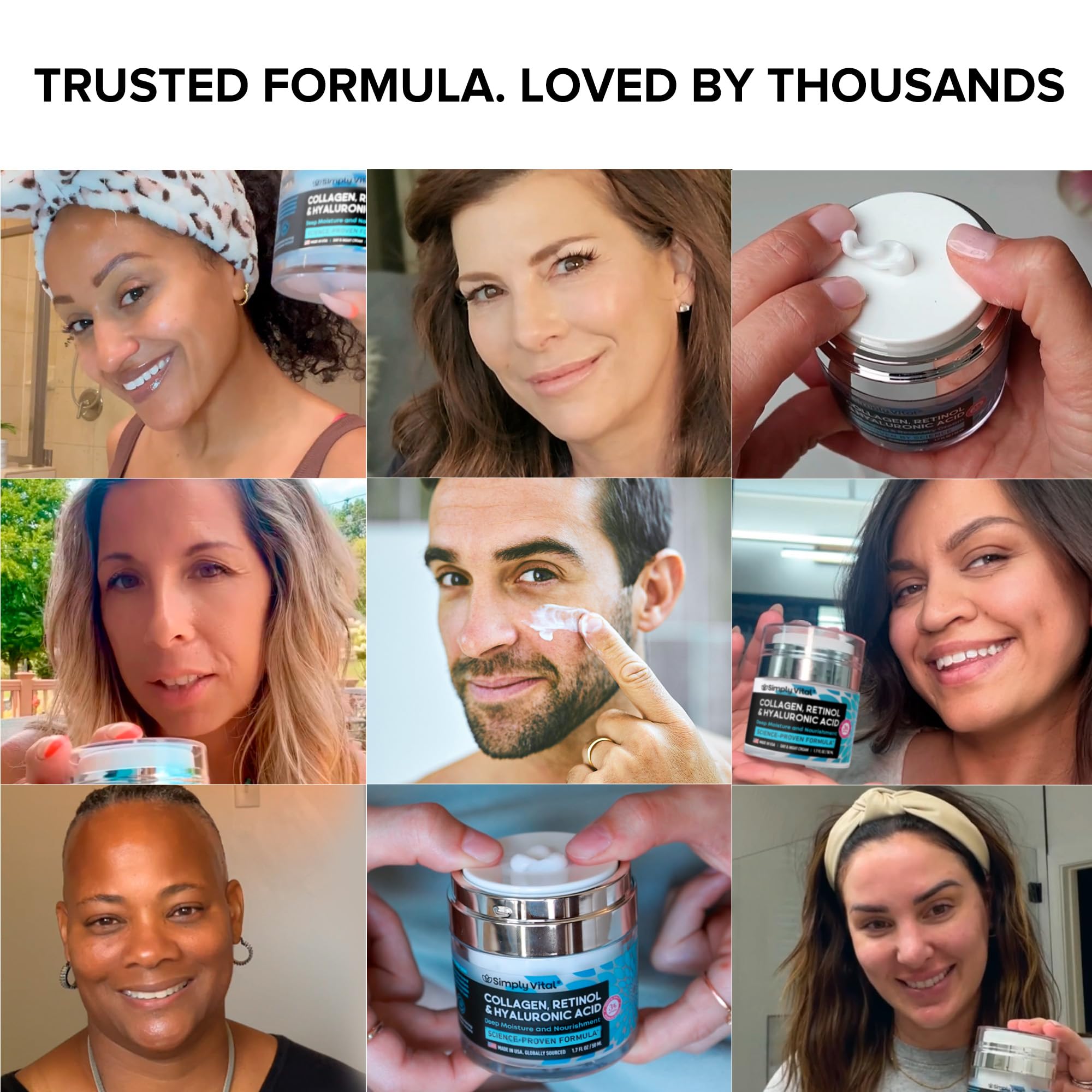 SimplyVital day and night routine demonstrates versatile daily care.