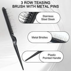 SIMPOR looped-bristle extension brush minimizes tension while brushing extensions