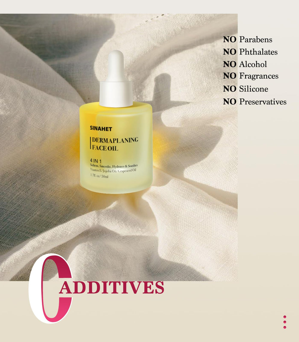 SINAHET aceite dermaplaning emulsiona al contacto con agua, limpieza rápida para la piel.