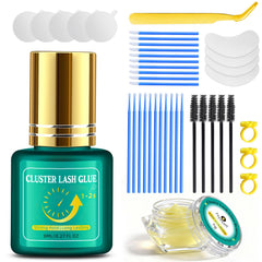 SinBron 8ML eyelash glue bottle top view for quick, secure lash adhesion