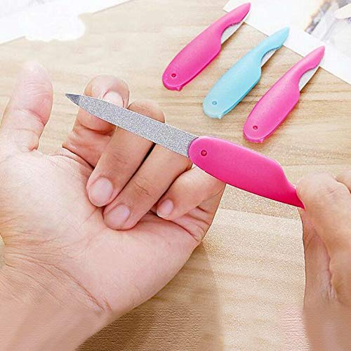 Sinen travel-pack display of metal folding nail files for packing.