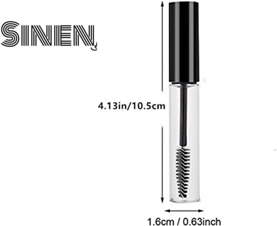 Sinen rubber inserts seal mascara tubes to prevent leaks.