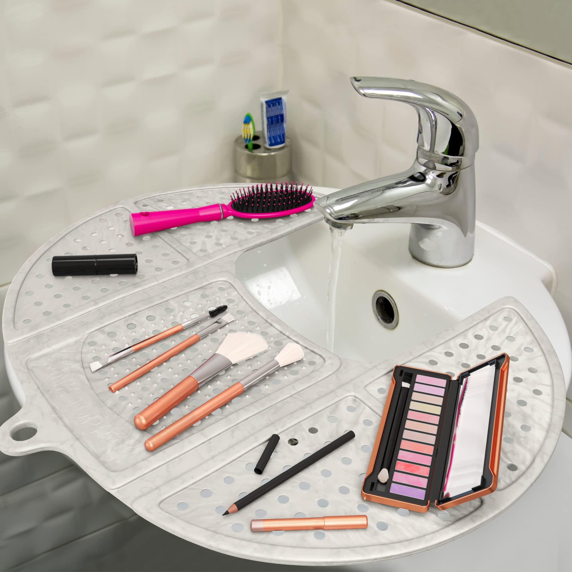Sink Topper small size fits compact bathrooms and RVs.