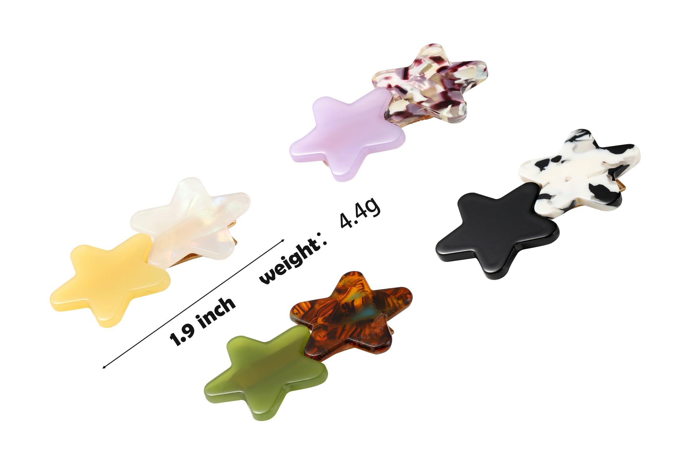 SINNKY geometric star clips deliver stylish hair decor with non-slip grip.
