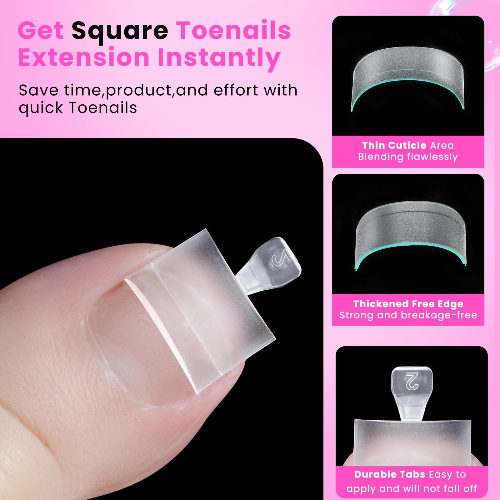 SINOKAME kit diy pedicure creativo para uñas