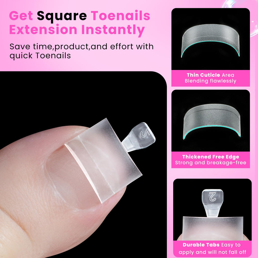 SINOKAME kit diy pedicure creativo para uñas