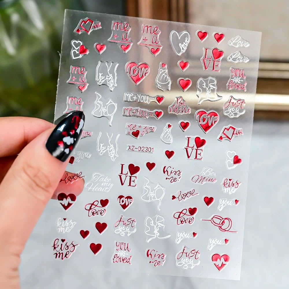 Sinsen letras, texto decorativo para uñas personalizadas