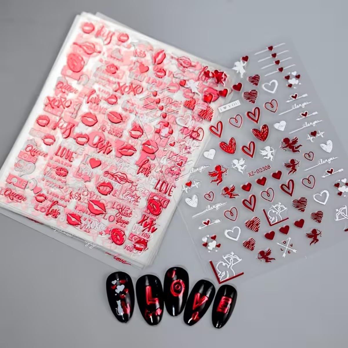 Sinsen puntos blancos, detalles delicados para realzar uñas
