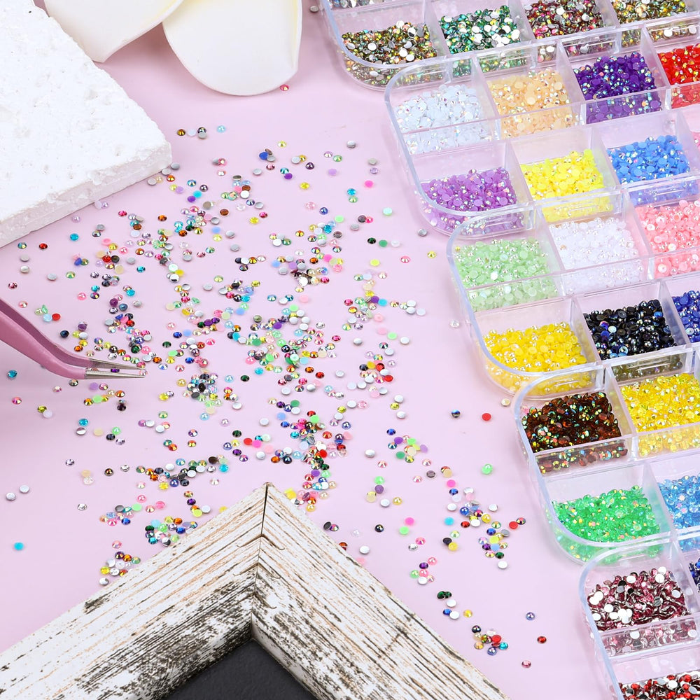 Diverse color range with jelly and crystal AB finishes in Sinyanail kit