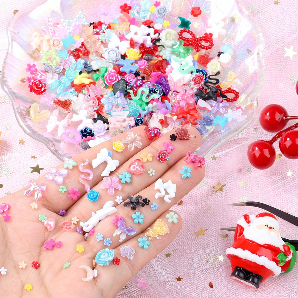 Perlas y destellos de Sinyanail para un toque glamoroso en uñas