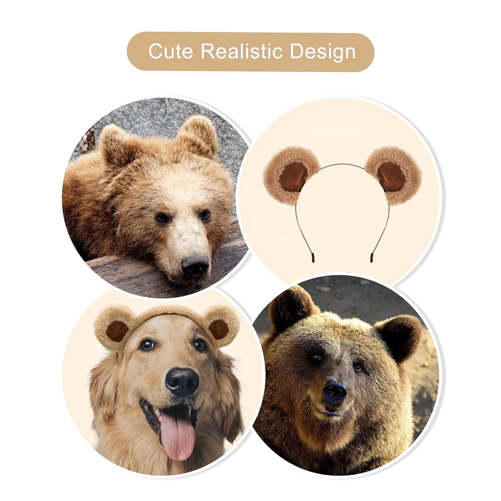 SIOTMERA Bear Ears Headband includes 4-pack option for gifting