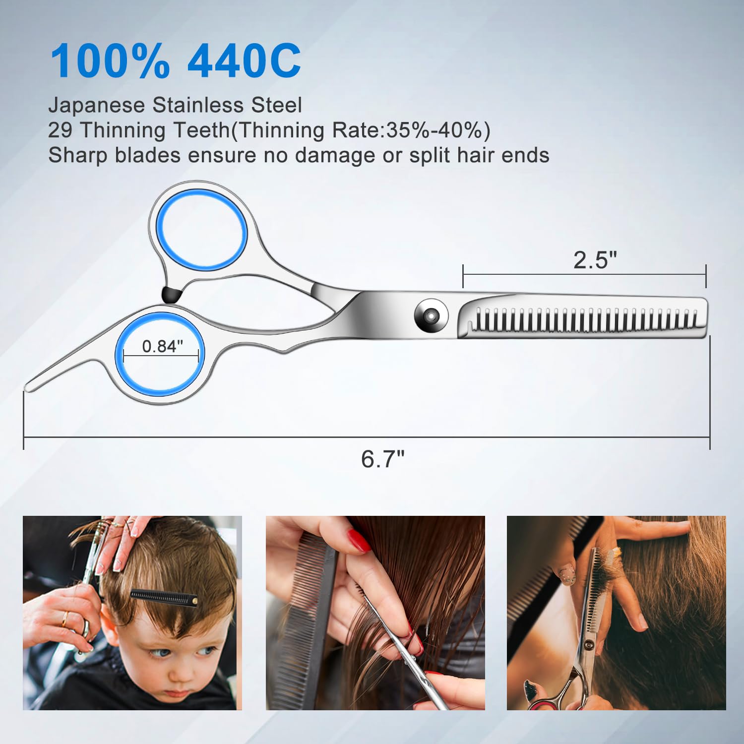 Sirabe hair razor comb for quick texturizing and even comb-throughs