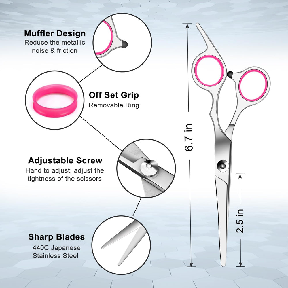 Sirabe scissors closeup with glossy stainless steel finish for precise cuts.