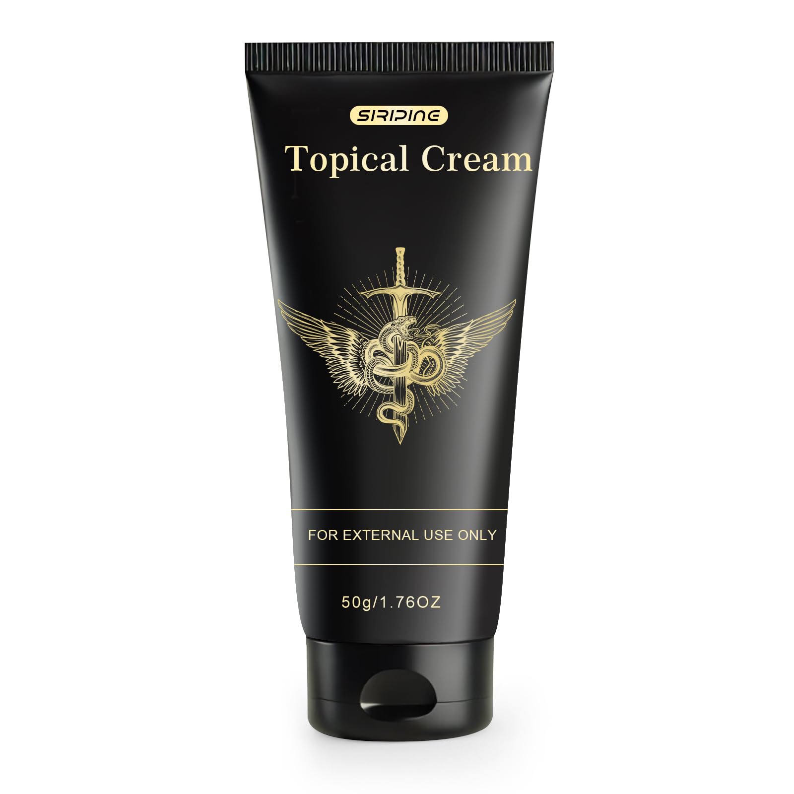 Siripine crema anestésica en tubo para alivio puntual de molestias cutáneas.