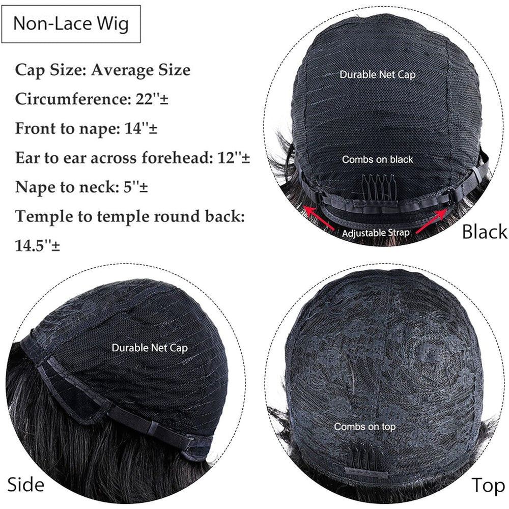 SisBroSis ready-to-wear pixie wig for effortless daily looks.
