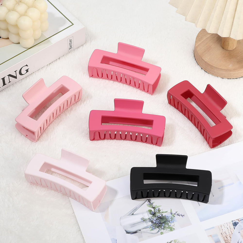 Sisiaipu light-pink 4-inch clip adds soft color while tidying hair